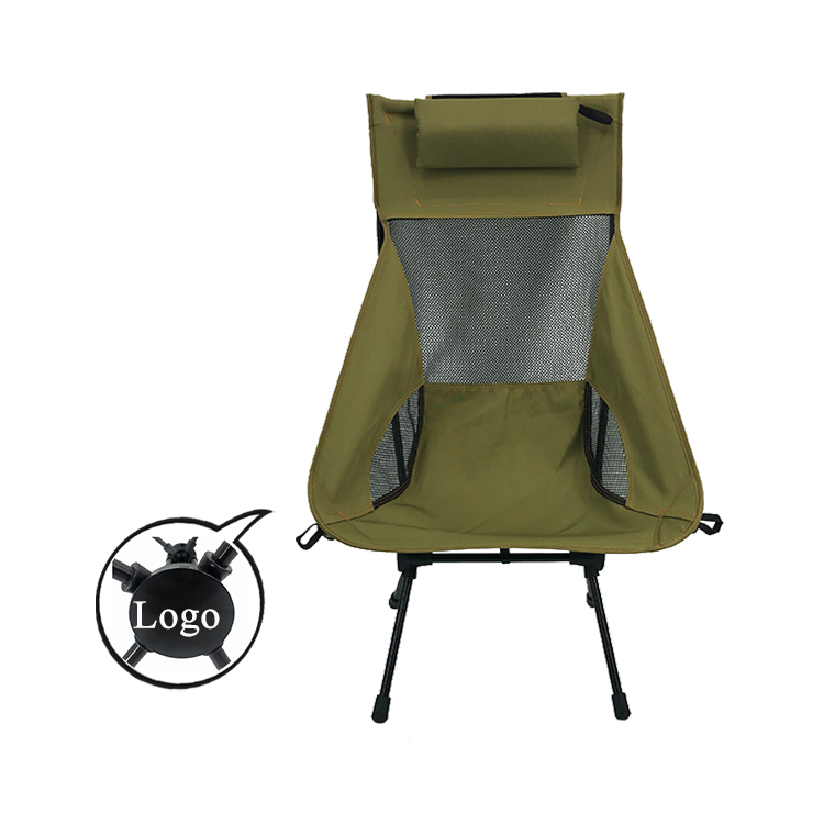 Chaise de camping en plein air à cadre en aluminium léger