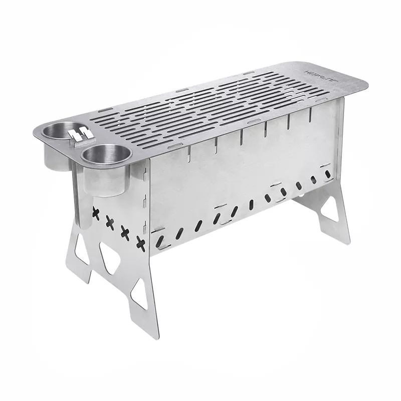 Stainless Steel Collapsible Charcoal BBQ Grill