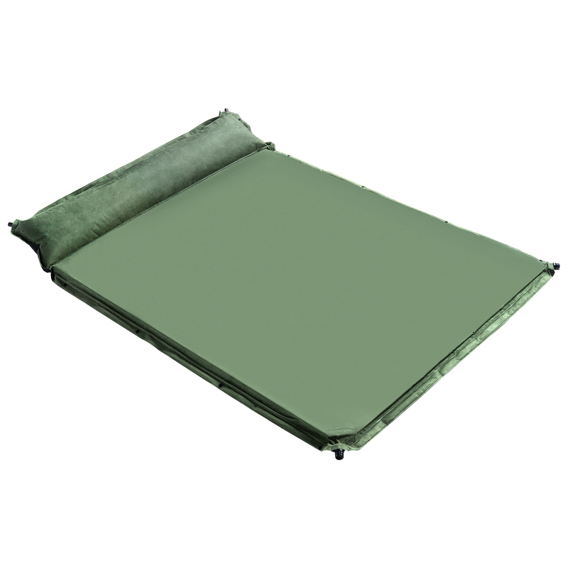 Outdoor High Strength Automatic Soft Memory Foam Double Inflatable Mattress