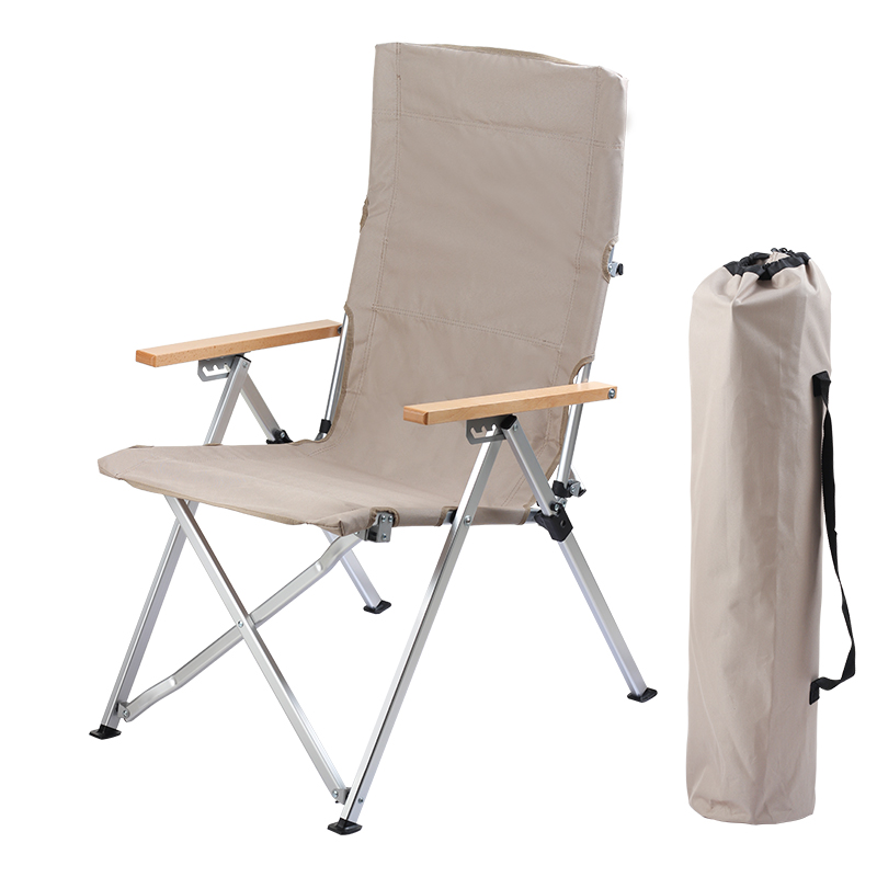 Outdoor Aluminum Backpack Canvas Folding Camp Chair