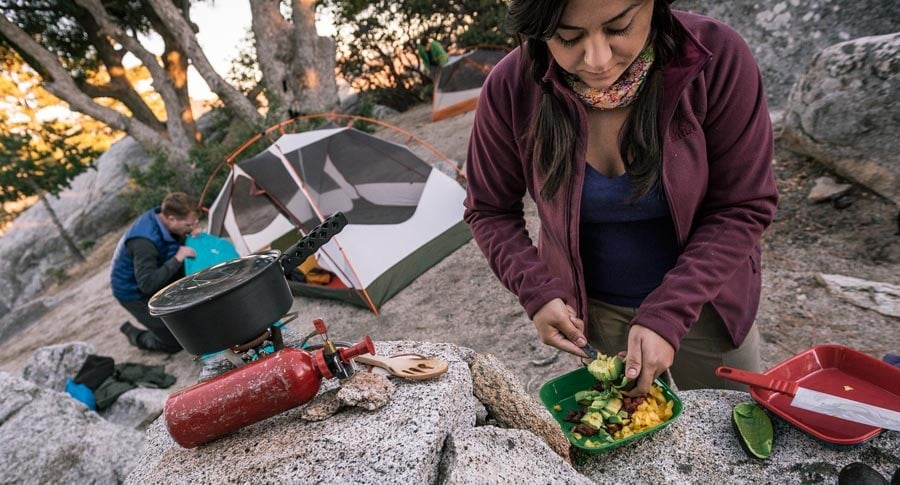 Food Storage At A Campsite