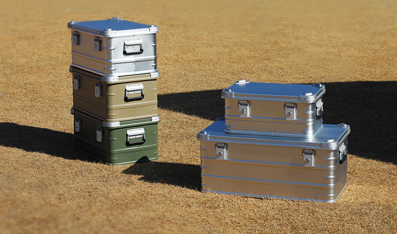 Application of aluminum storage boxes for off-road camping