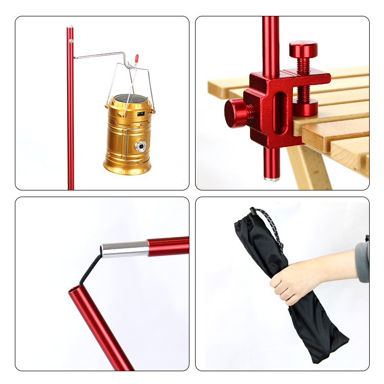 Outdoor Aluminum Folding Camping Light Stand