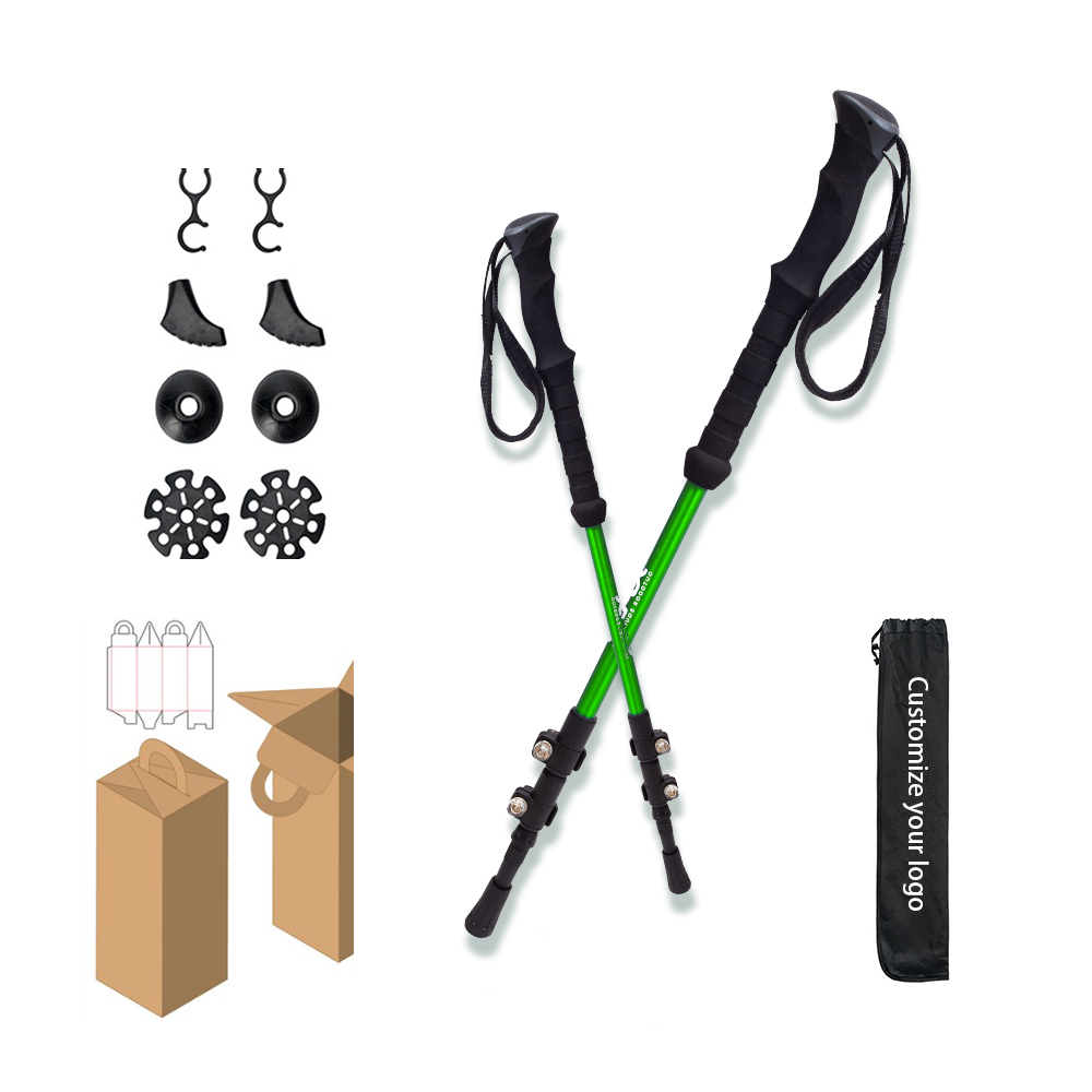 3-section Walking Climbing Trekking Stick