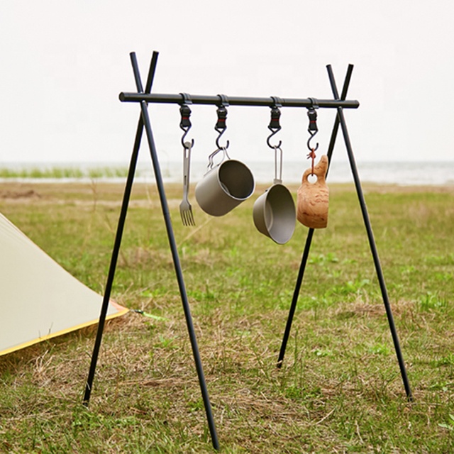 Aluminum Outdoor Camping Cookware Hanging Rack - KASSICO