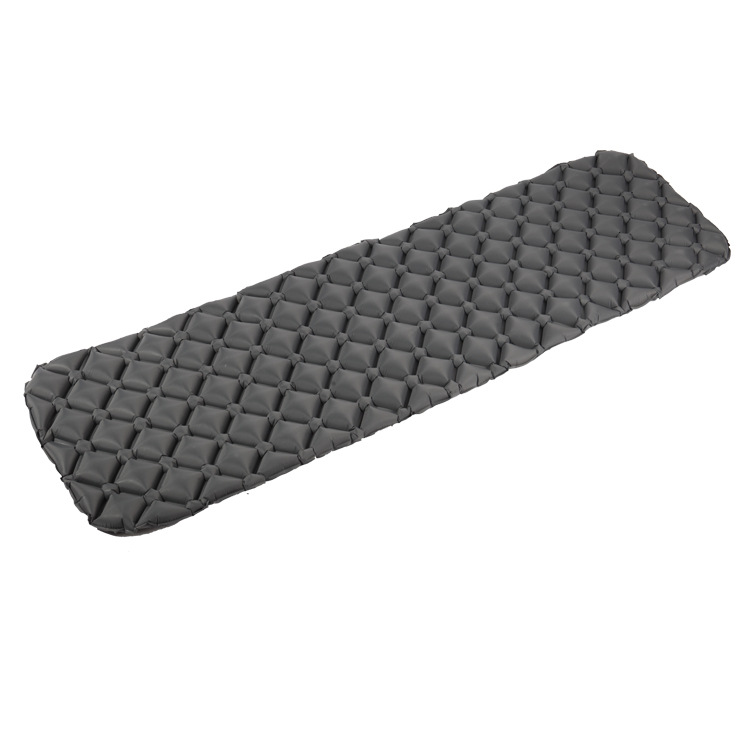 Outdoor Moisture-Proof Inflatable Sleeping Mat With Pillow