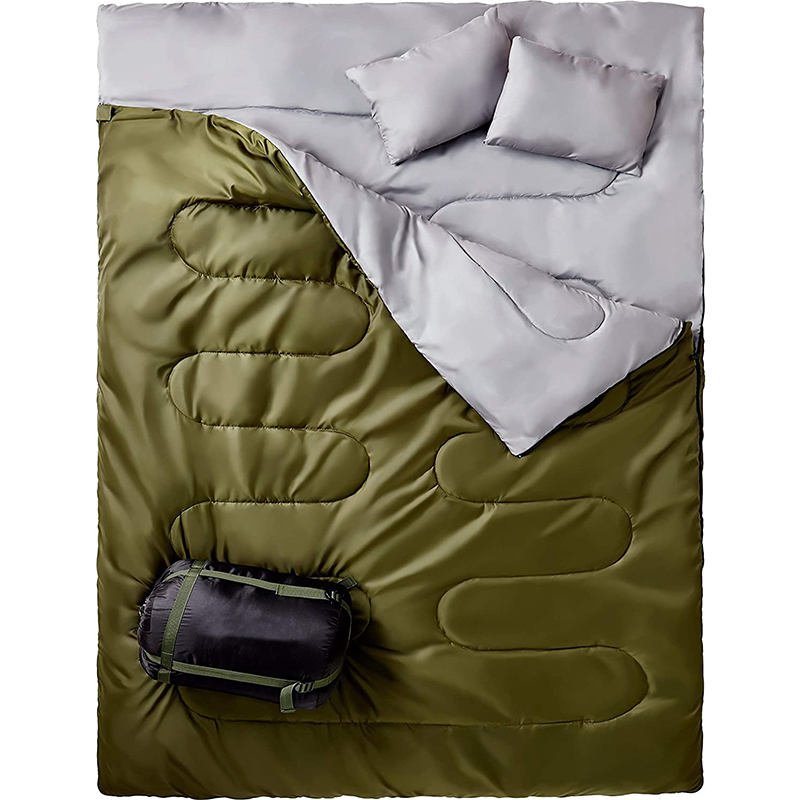 2 Person Indoor Fabric Cotton Adult Sleeping Bag Liner Cotton Winter Camping Hiking Sleeping Bag