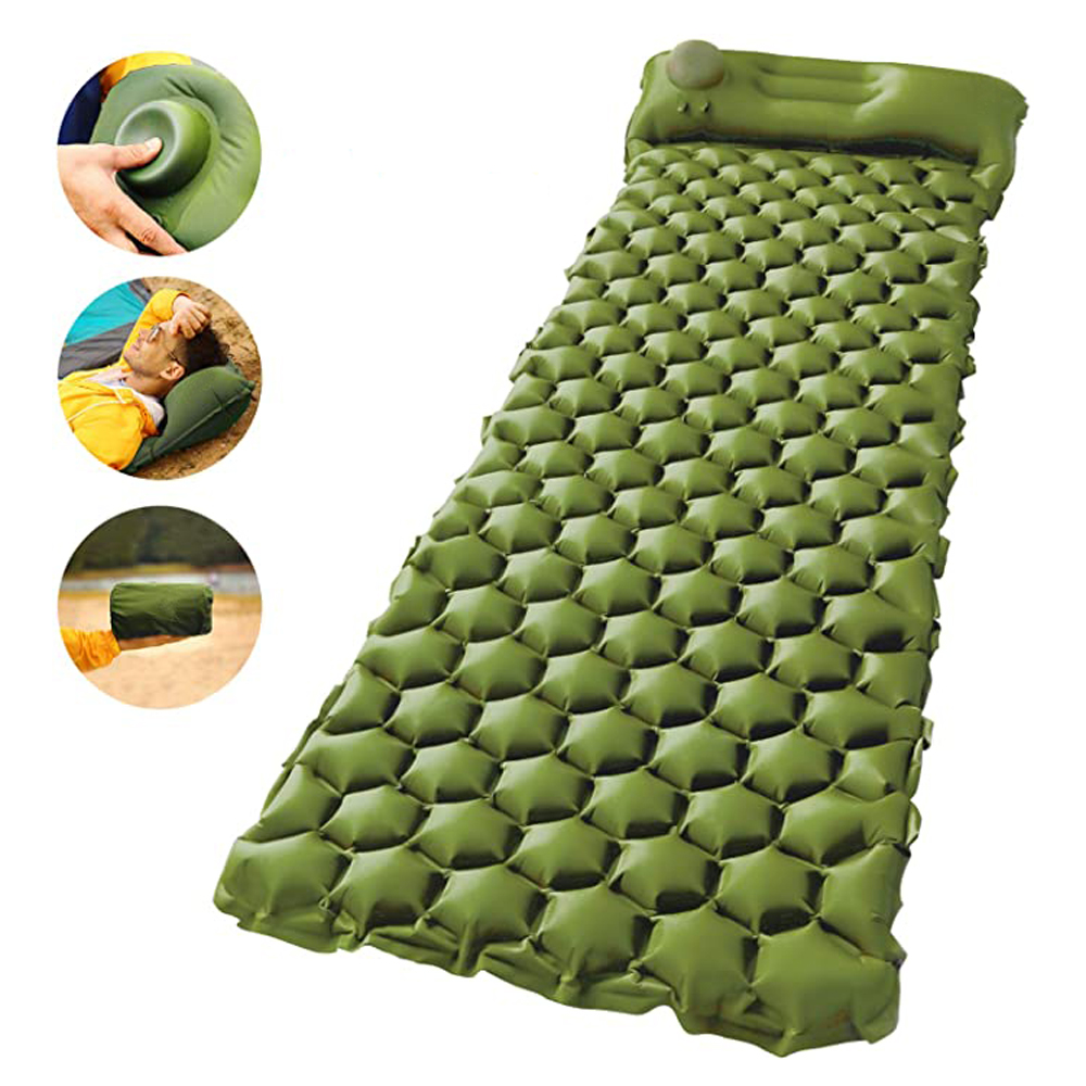 Outdoor Inflatable Single Double Windproof Air Mattress