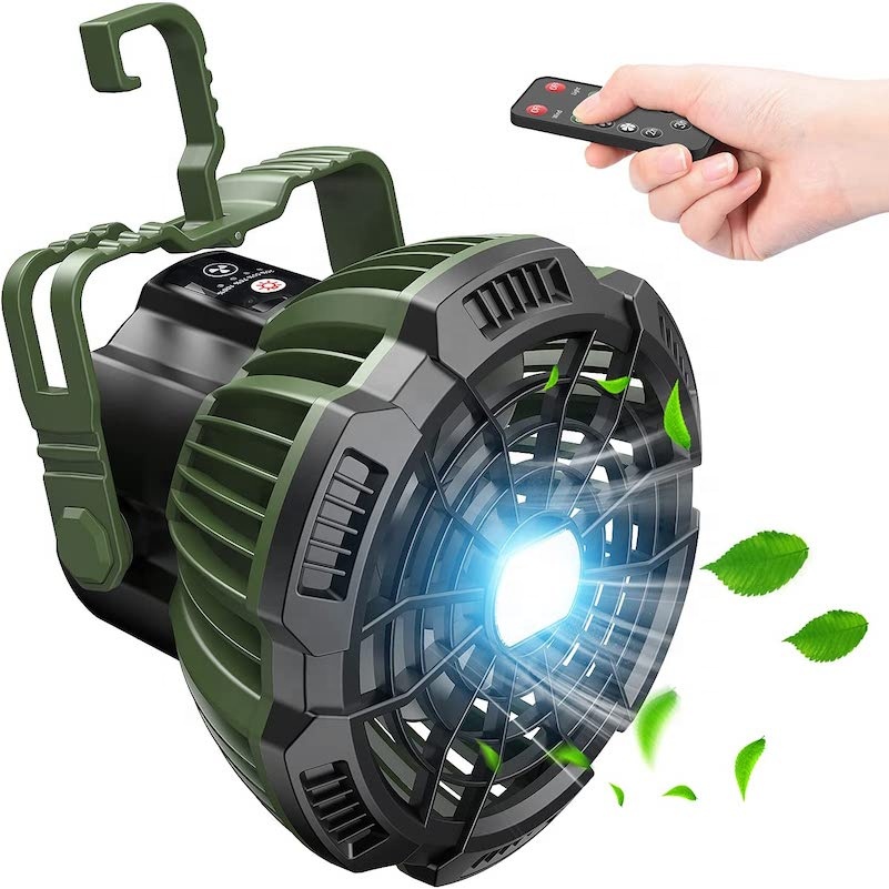 2 in 1 multifunctional potable USB tent camping fan