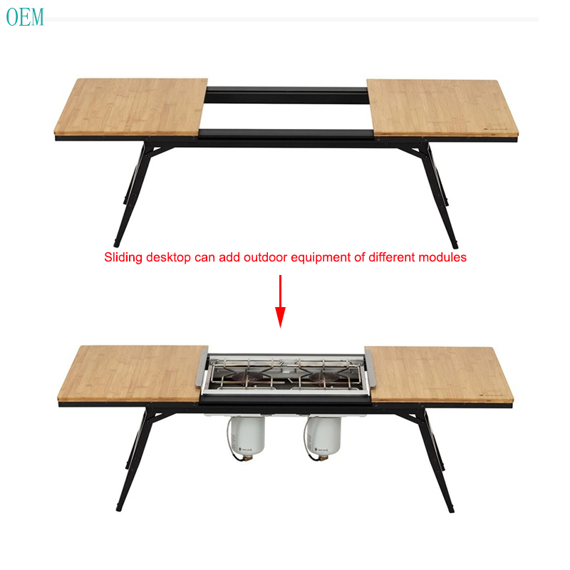 Outdoor IGT Folding Camping Table with Picnic Stove