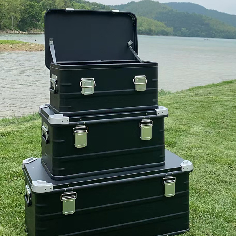 Aluminum Camping Storage Containers, Boxes and Cases