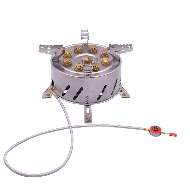 16800W High Power 9 Head Outdoor Camping Gas Stove