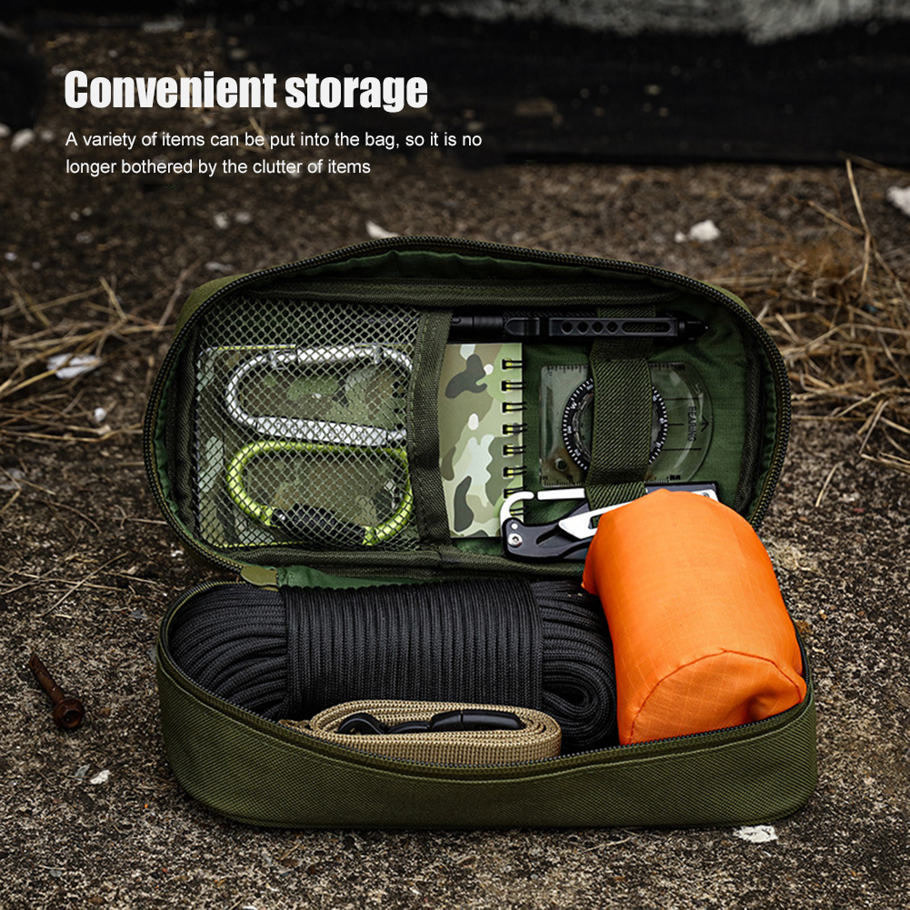 Outdoor EDC Tools Storage Bag，Travel Camping Organizer