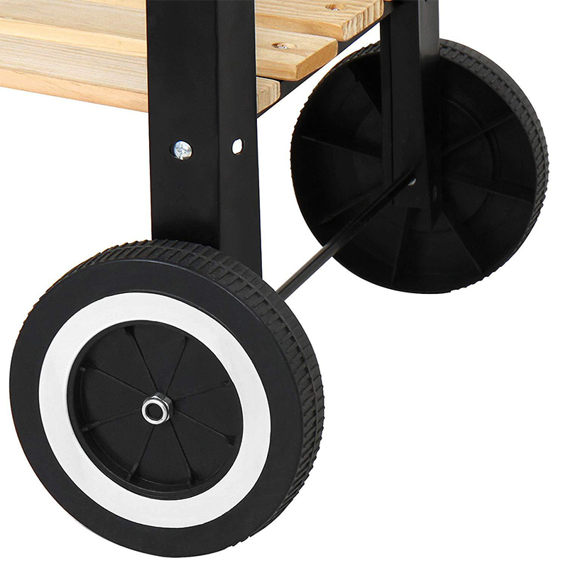 Portable Trolley Outdoor Steel BBQ Grill