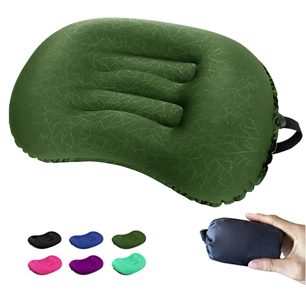 Outdoor Lightweight Inflatable Camping Pillow - Backpacking Air Pillow