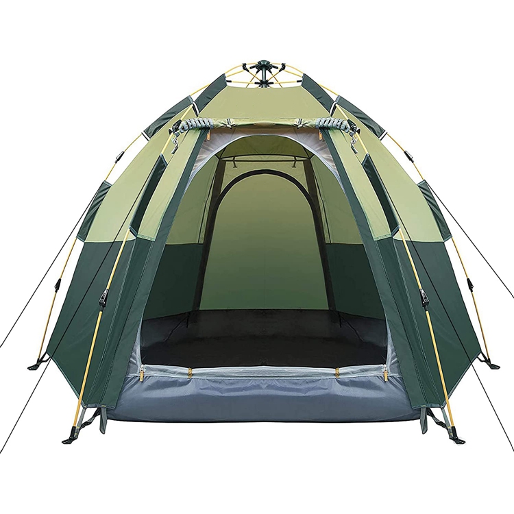 Outdoor Wear-resistant Sunshade Family Camping Tent - Double Layers Dome tent