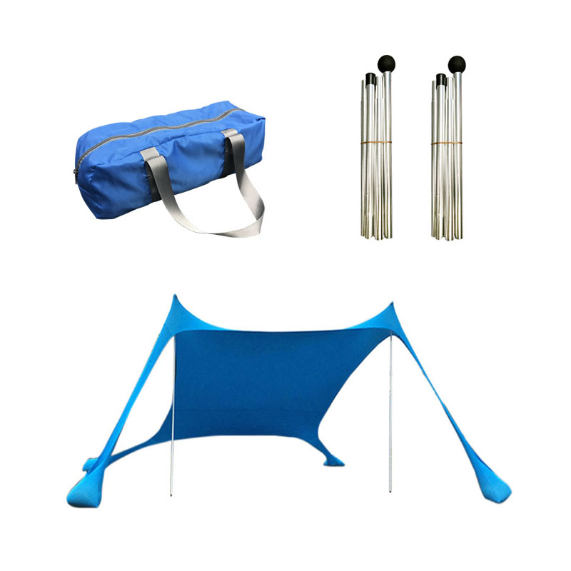 Outdoor Camping Use Sun Shade Shelter Beach Tent With Sandbag