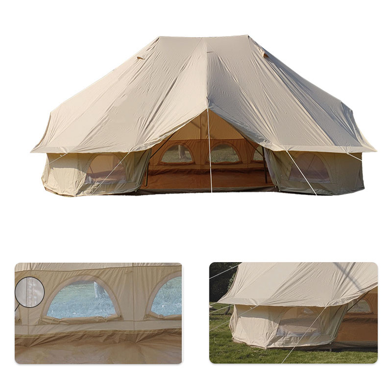 Outdoor Luxury Bell  Tent for 10-12 Person - Camping Glamping