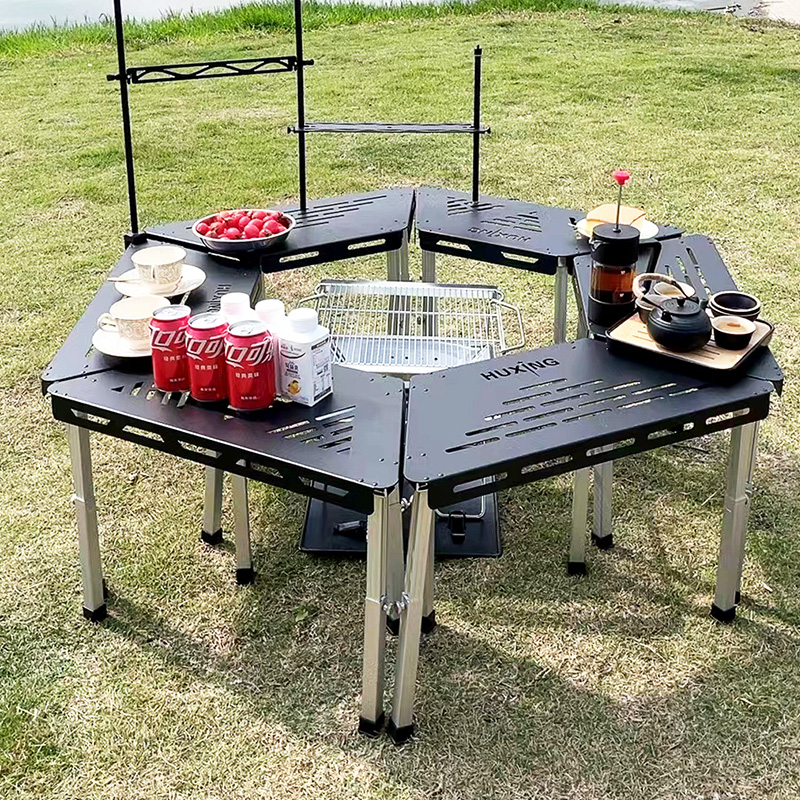 Outdoor Aluminium Folding Splicing Camping Table