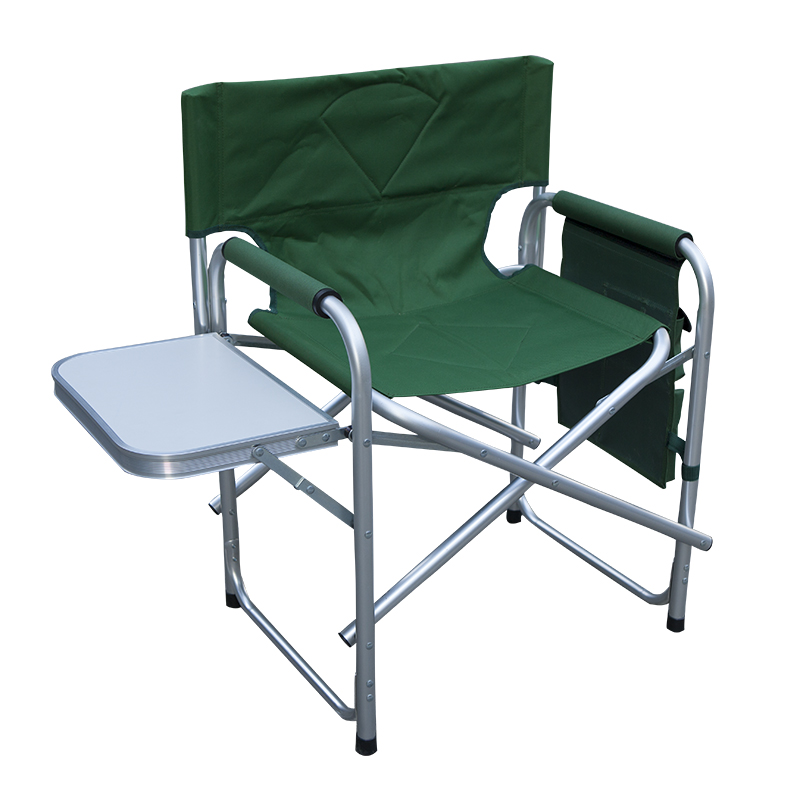 Aluminum Director Chair with Side Table
