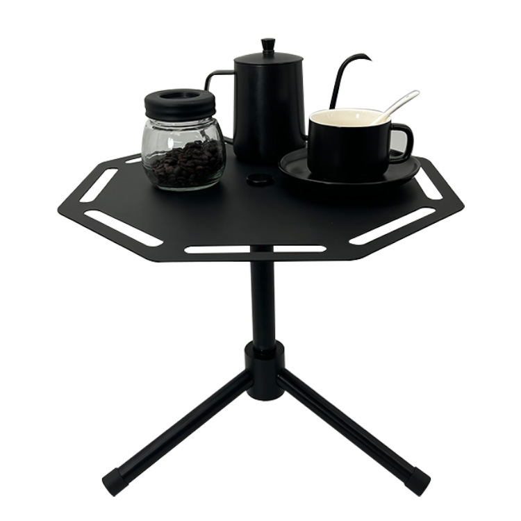 Black Mini Aluminium Alloy Folding Camping Table