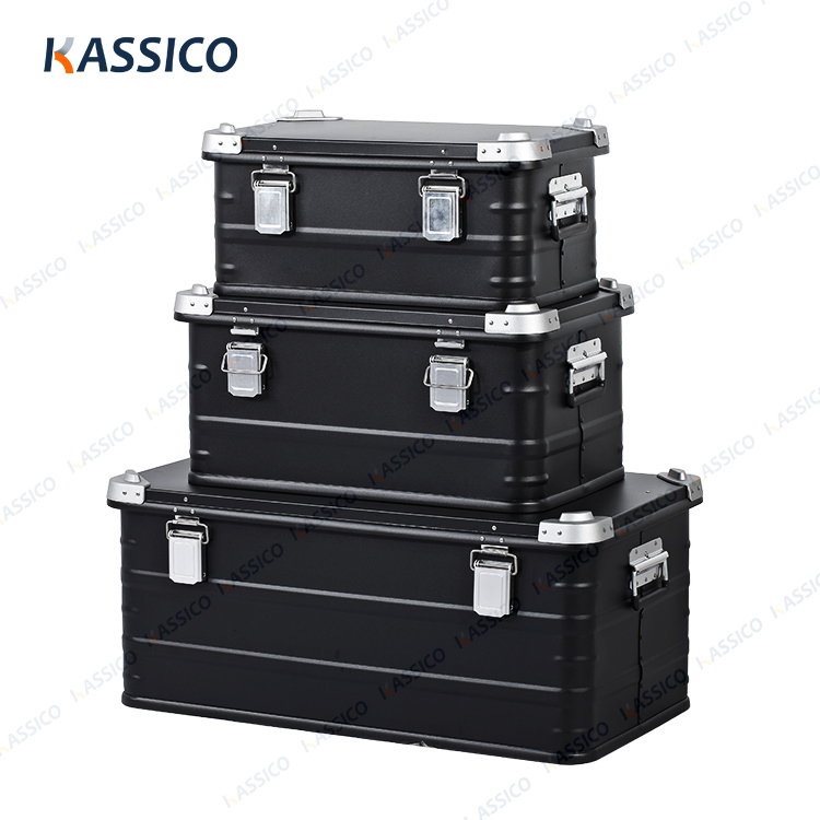 Black Aluminum Camping Boxes & Containers