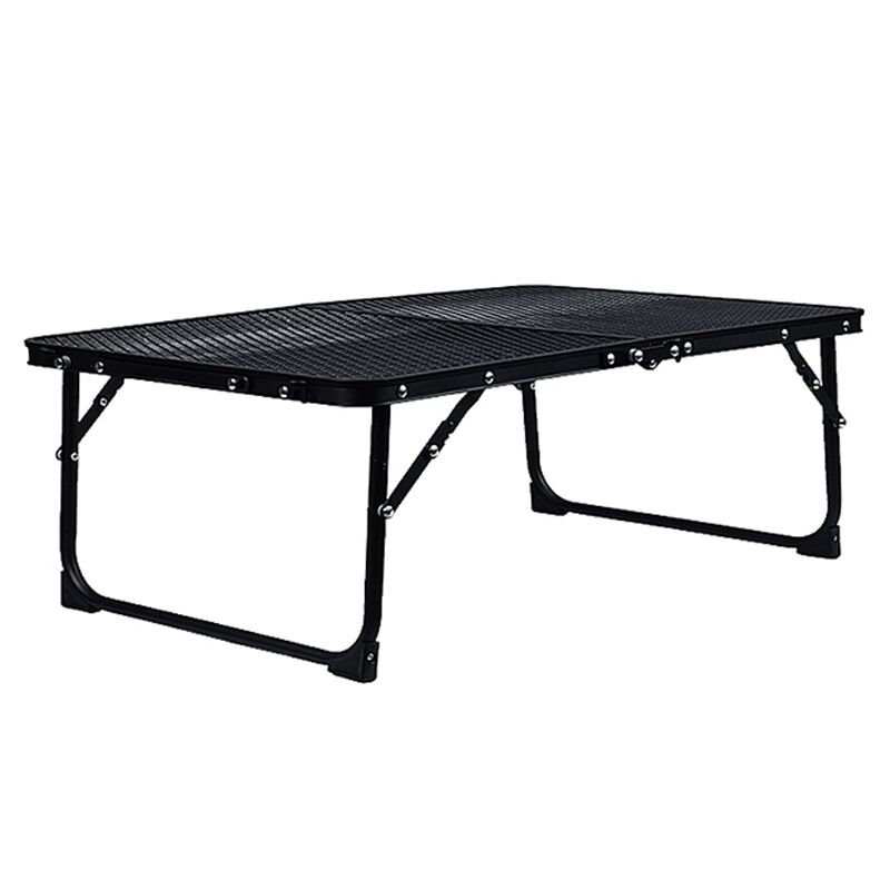 Folding Camping Steel Mesh Table, Ultra-light Picnic Table