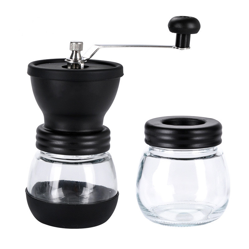 Outdoor hand-crank coffee grinder Manual pour-over coffee maker
