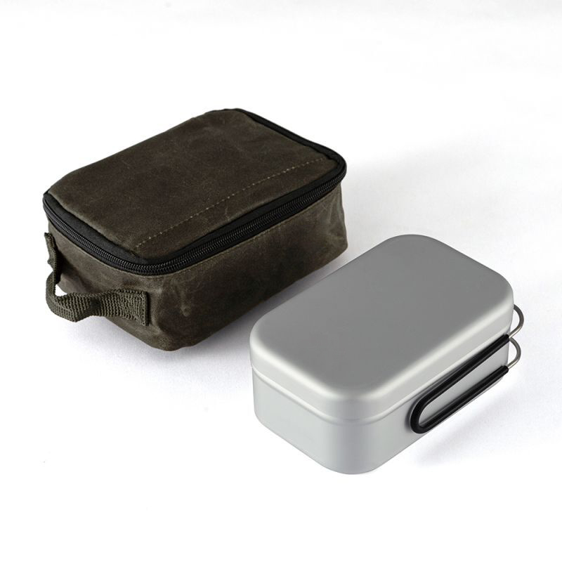 Aluminium Lunch Box With Stainless Steel Handle
