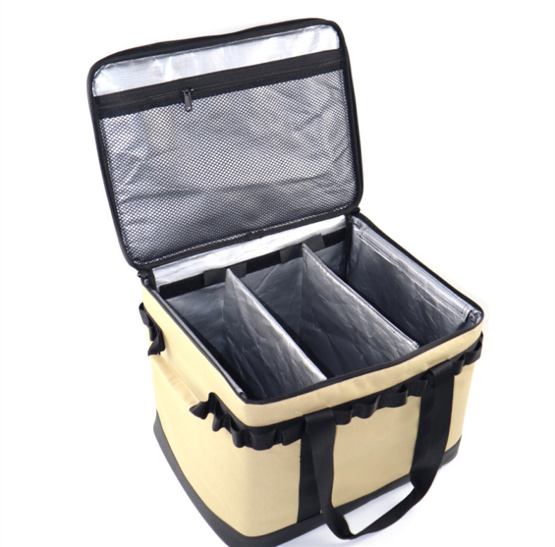 43L Collapsible Canvas Camping Storage Bag Box