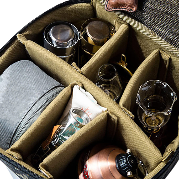 Outdoor Camping  Kitchen Storage Bag With Dividers