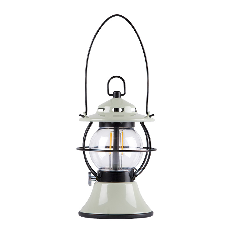 LED Retro Outdoor Camping Lantern Rechargeable Tent Light adjust Light ...