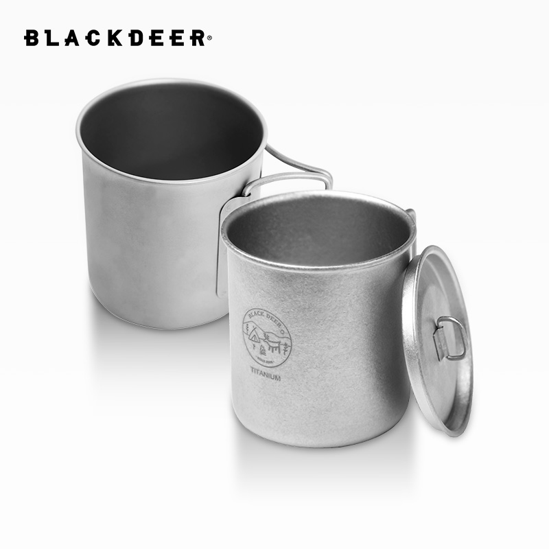 Naturehike Titanium Cup Camping Mug Tourist Tableware Picnic Utensils Outdoor Kitchen Supplies Travel Cooking Cookware Pan Bowel