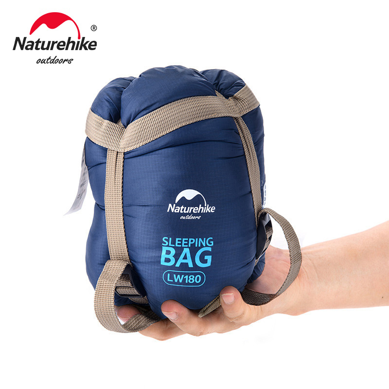 Naturehike lw180 Sleeping Bag Ultralight Cotton Sleeping Bag Spring Summer Sleeping Bag Outdoor Hiking Camping Sleeping Bag