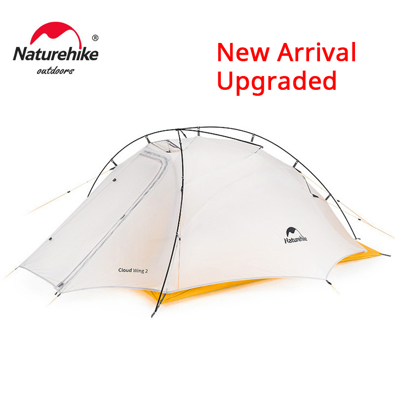 Naturehike Cloud Up 1 2 3 People Tent Ultralight 20D Camping Tent Waterproof Outdoor Hiking Travel Tent Backpacking Cycling Tent