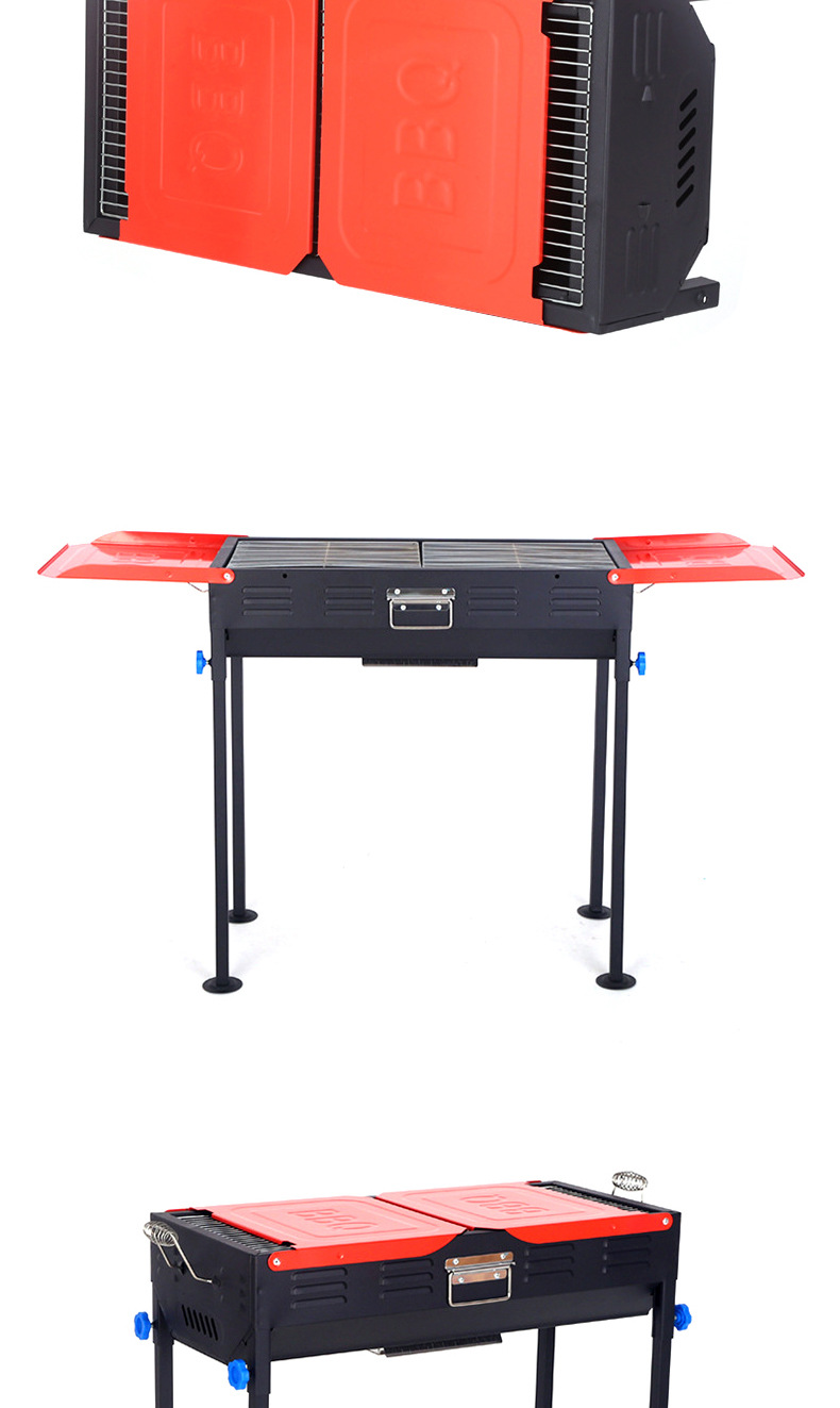 Outdoor Portable Foldable Charcoal BBQ Grill