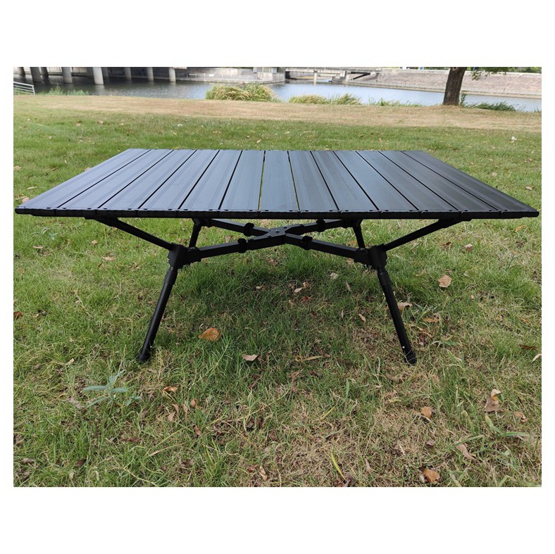 Portable Aluminum Folded Camping Table For Garden Backyard Party Picnic Travel