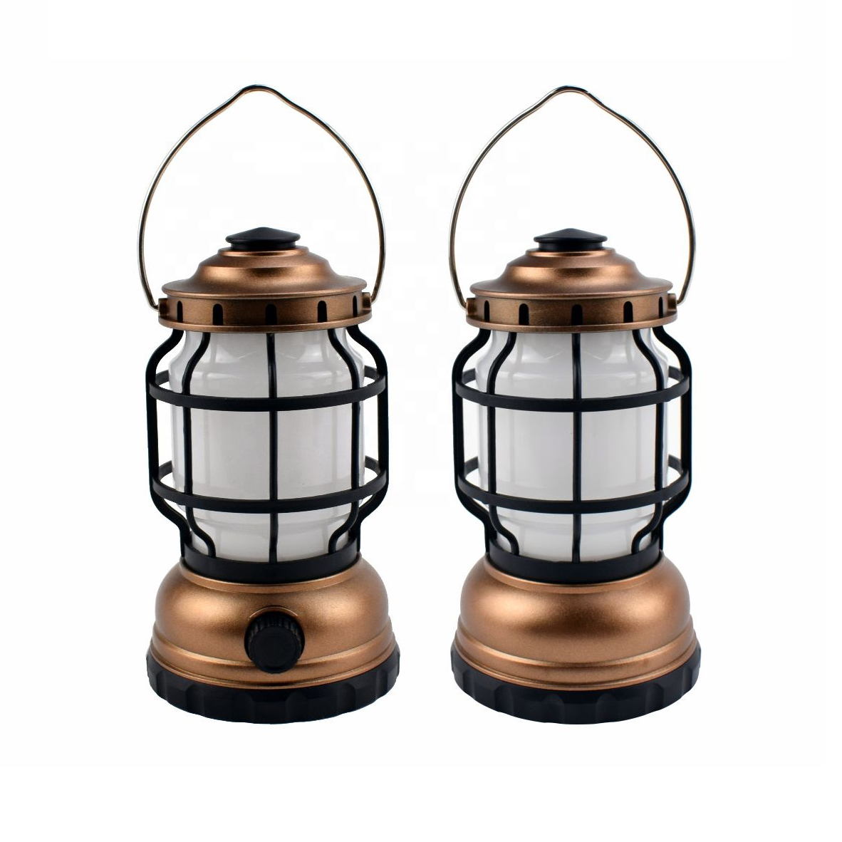 Retro Kerosene Waterproof Outdoor LED Collapsible Camping Lantern Rechargeable Camping Light for Emergency USB Body LED