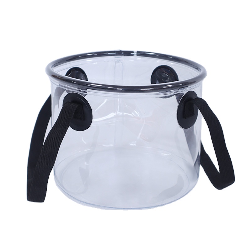 Custom Clear PVC foldable water bucket bag for Kayak,Camping,Surfing,fishing
