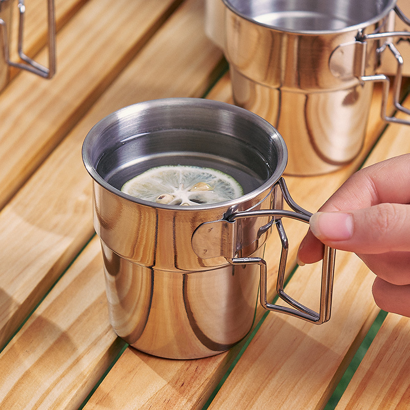 Outdoor coffee travel portable high-temperature resistant cup