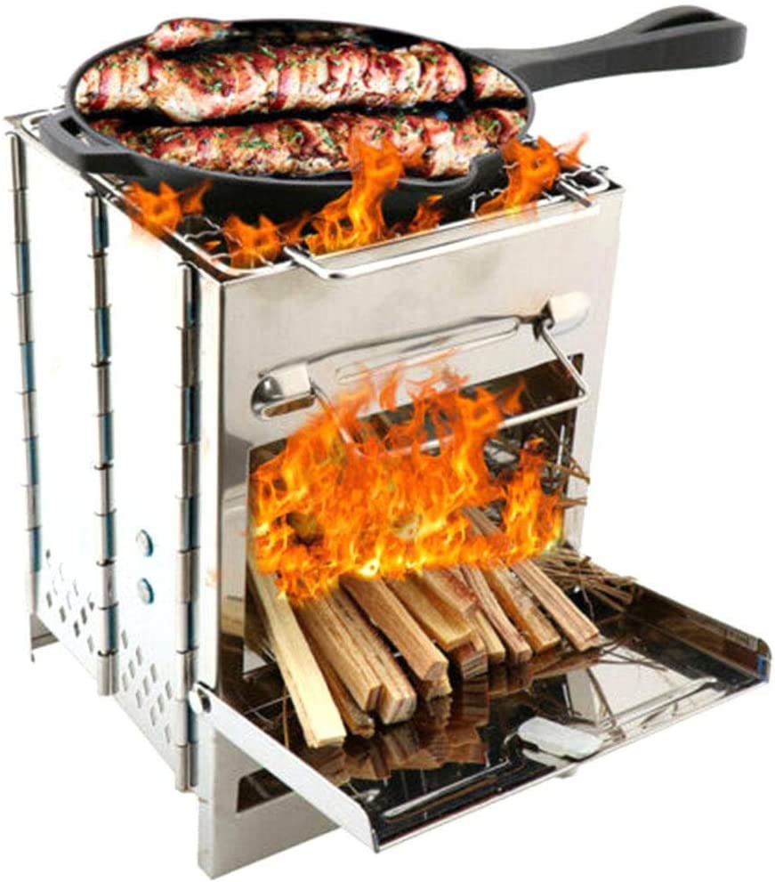Portable Wooden Burning Furnace With Stainless Steel Tray
