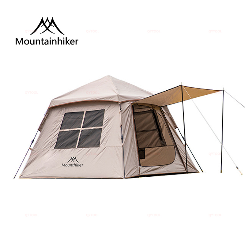 MOUNTAINHIKER Outdoor Automatic Camping Tent 4 Persons Waterproof Fast Opening Tent Travel Family Picnic One-touch Tent Canopy