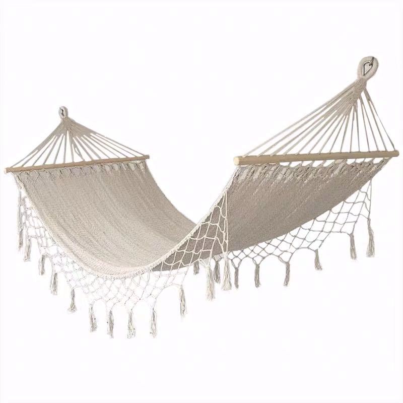 Lace Fringe Swing Hammock For Outdoor Camping Garden Patio