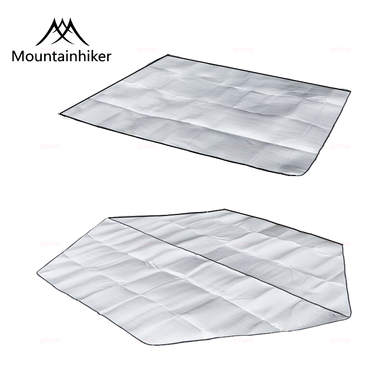 Mounthiker Floor Mat Camping Hexagonal Rectangle Picnic Floor Mat for Tent PE Waterproof Aluminum Pyramid Floor Groundsheet