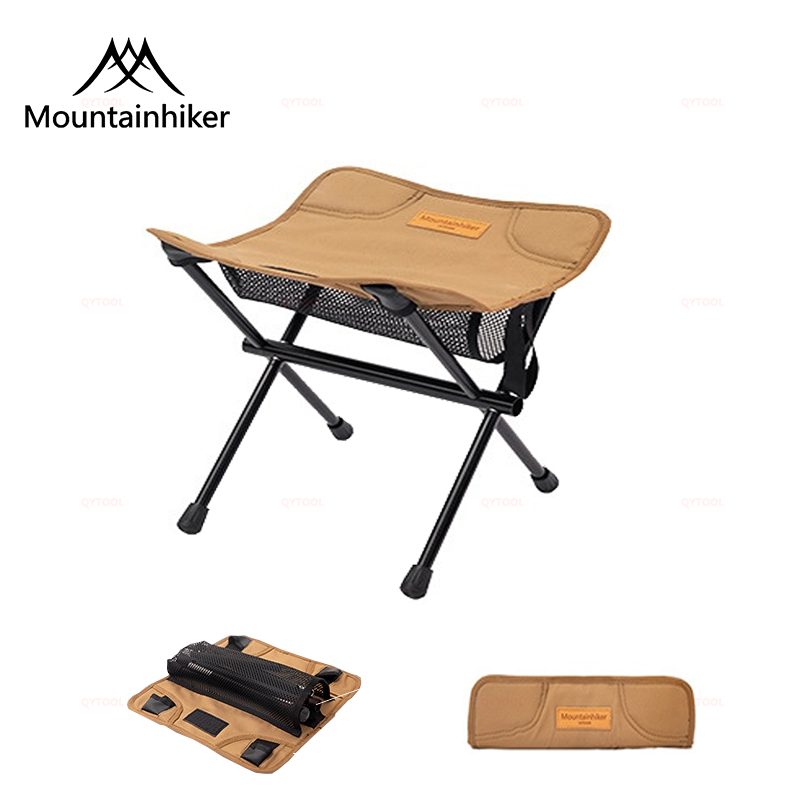 Mounthiker Camping Stool Portable Ultralight Outdoor Folding Small Stool Travel Hiking Mini Fishing Chair Foldable Picnic