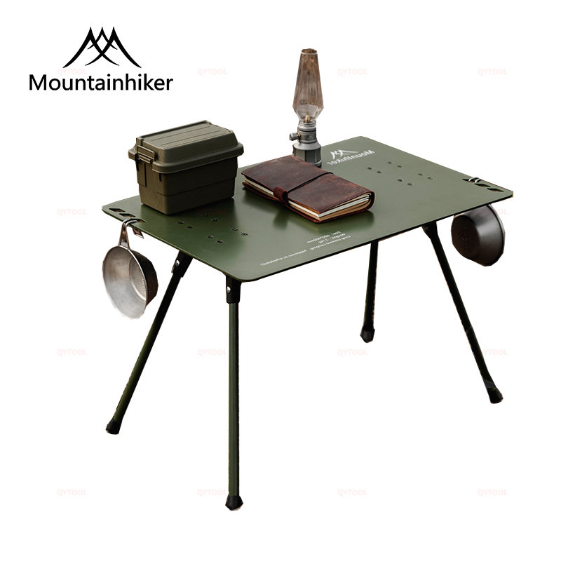 Mounthiker Outdoor Tactical Table Aluminum Alloy Folding Camping Table Portable Outdoor Ultra Light BBQ Picnic Tourist Table
