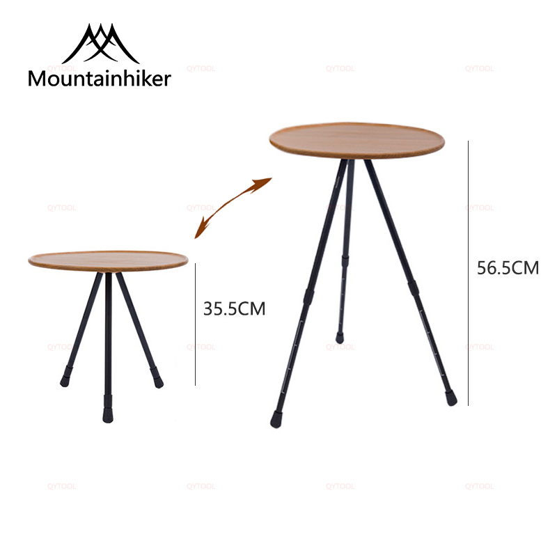 Mounthiker Aluminum Alloy Portable Folding Small Table Height Adjustable Outdoor Lightweight Table Camping Equipment