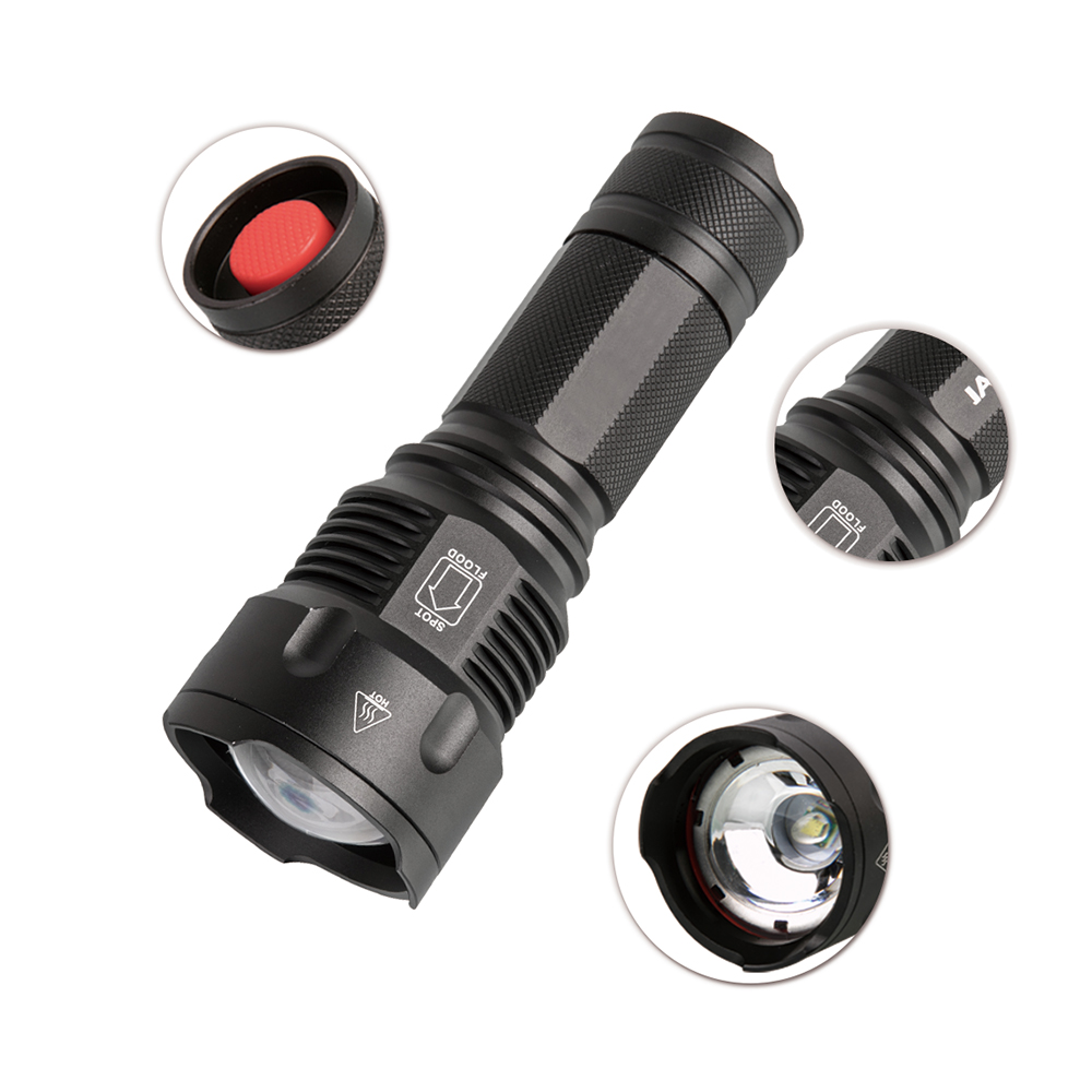Power lite LED Tactical Flashlight High Bright Torch Waterproof Lights best for camping fishing