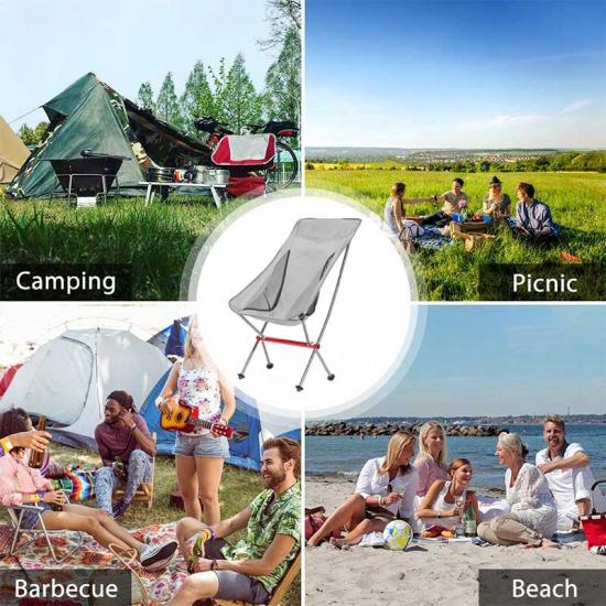 Ultralight Aluminium  Foldable Camping Chair - Portable Beach Chair