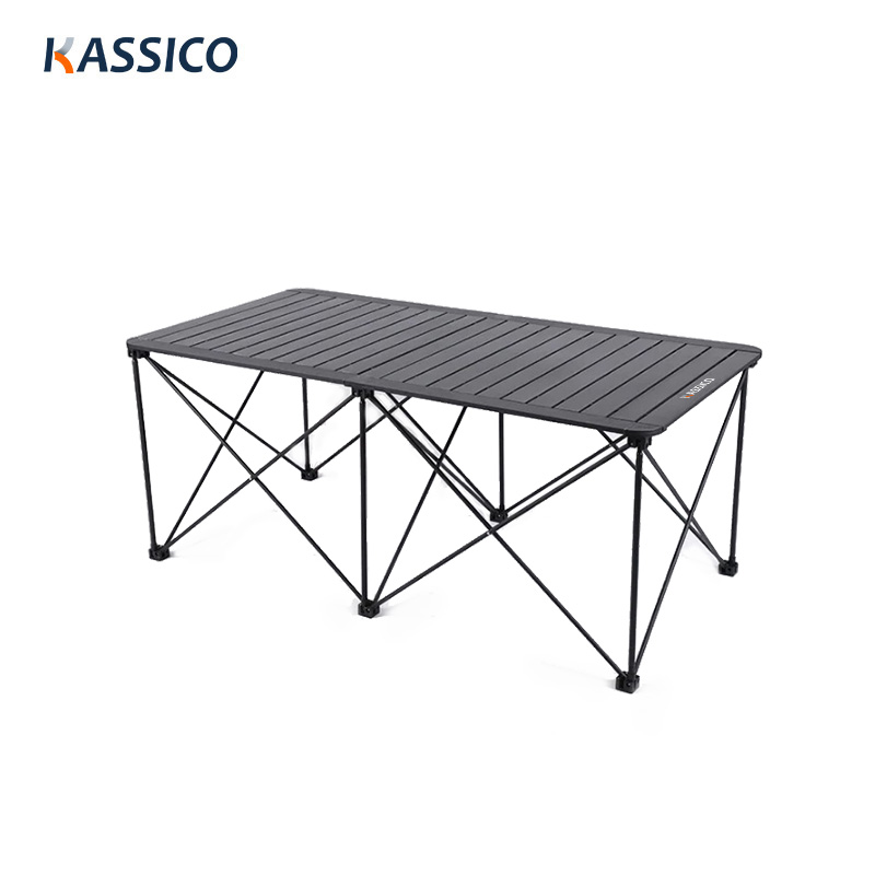 Portable Aluminum Camping Picnic Table - Outdoor Coffee & Tea Table